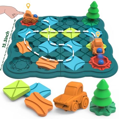 Building Minds: The Ultimate STEM Adventure with Logic Road Builder Board Games for Young Learners
