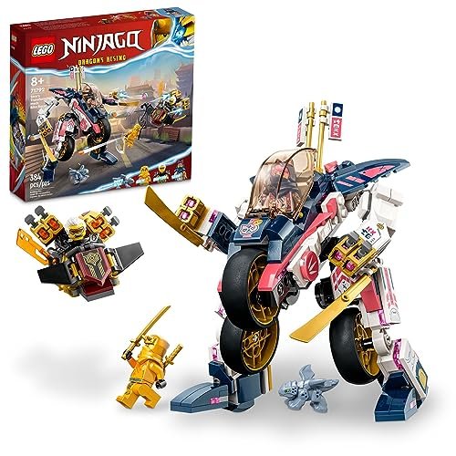 Unleash Adventure: A Deep Dive into LEGO NINJAGO Sora’s Transforming Mech Bike Racer!