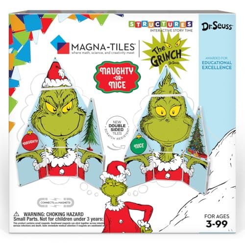 Unleash Holiday Creativity with CreateOn's Grinch Magna-Tiles: A Fun Educational Adventure!