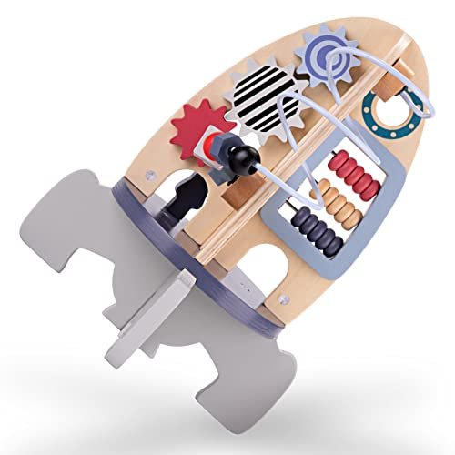Blast Off into Fun: Exploring the Ancaixin Wooden Toys Activity Cube for Tiny Explorers!