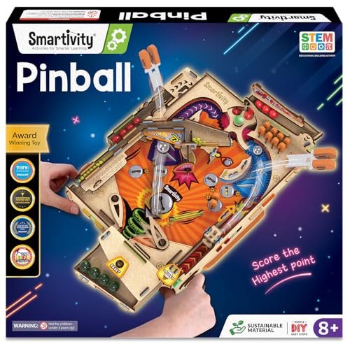 Unleash Creativity: The Smartivity DIY Pinball Machine - A STEM Adventure for Kids!
