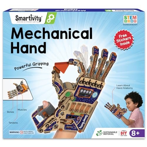 Unleash Creativity: The Smartivity Robotic Mechanical Hand - A Must-Have STEM Toy for Young Engineers!