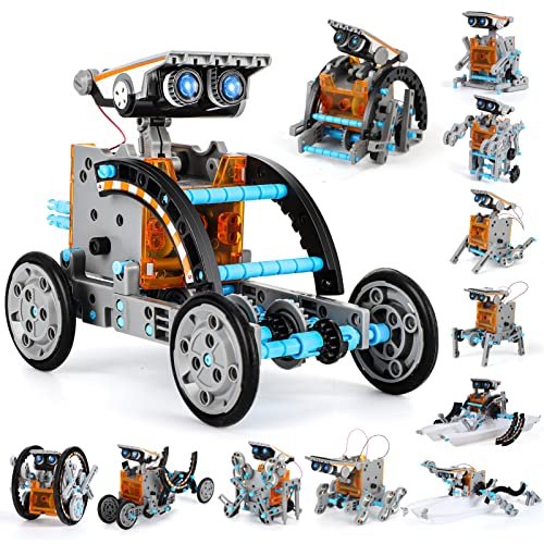 Unleash Creativity and Science with the Lucky Doug 12-in-1 STEM Solar Robot Kit!